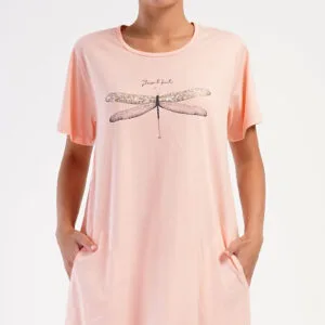 Dámské domásí šaty s kapsami Vienetta Secret Vážka