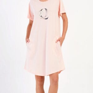 Dámské nadměrné lososové domácí šaty Vienetta Secret QUEEN