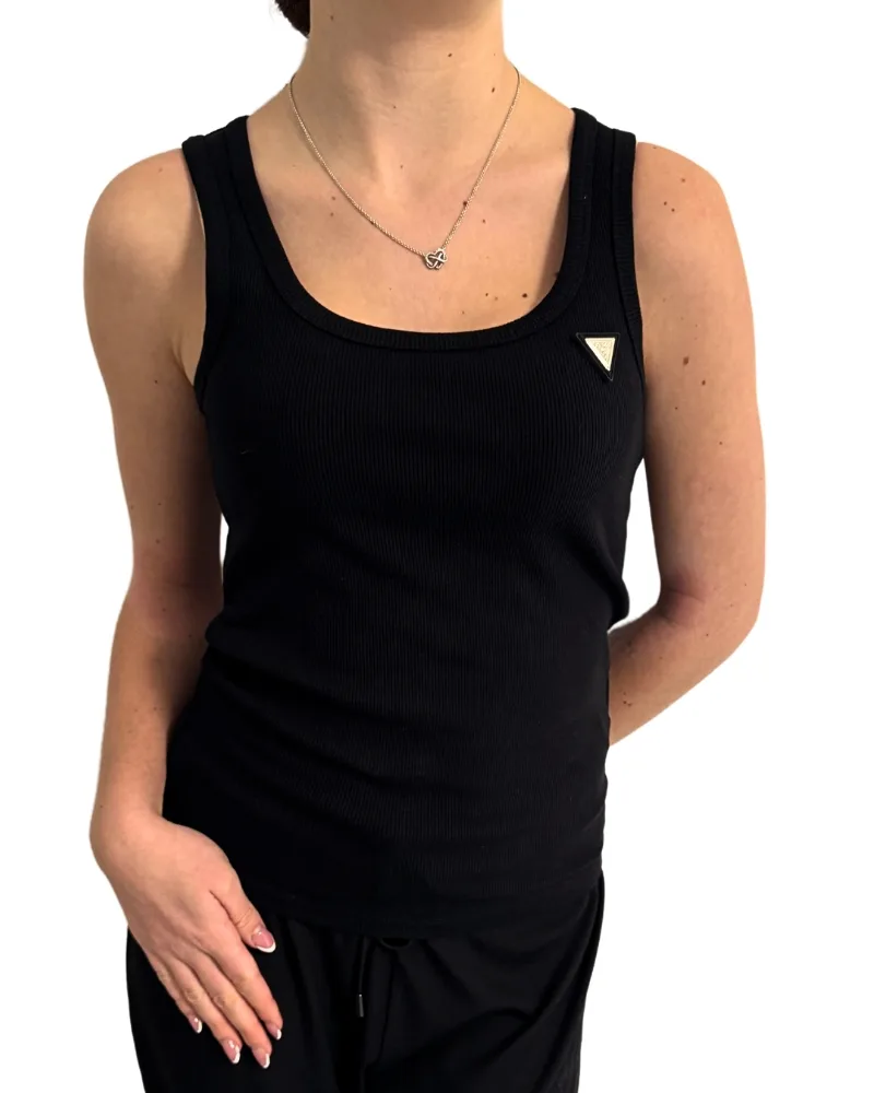 Dámské tílko Guess V4YP06 COLETTE černé