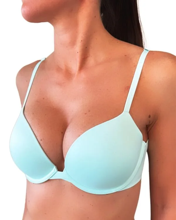 Dámská push-up podprsenka Calvin Klein QF7315 mint
