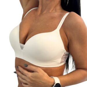 Dámská push-up podprsenka Tommy Hilfiger UW02405 bezkosticová šampáňo