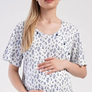 Dámská noční košile mateřská Vienetta Secret Flowers