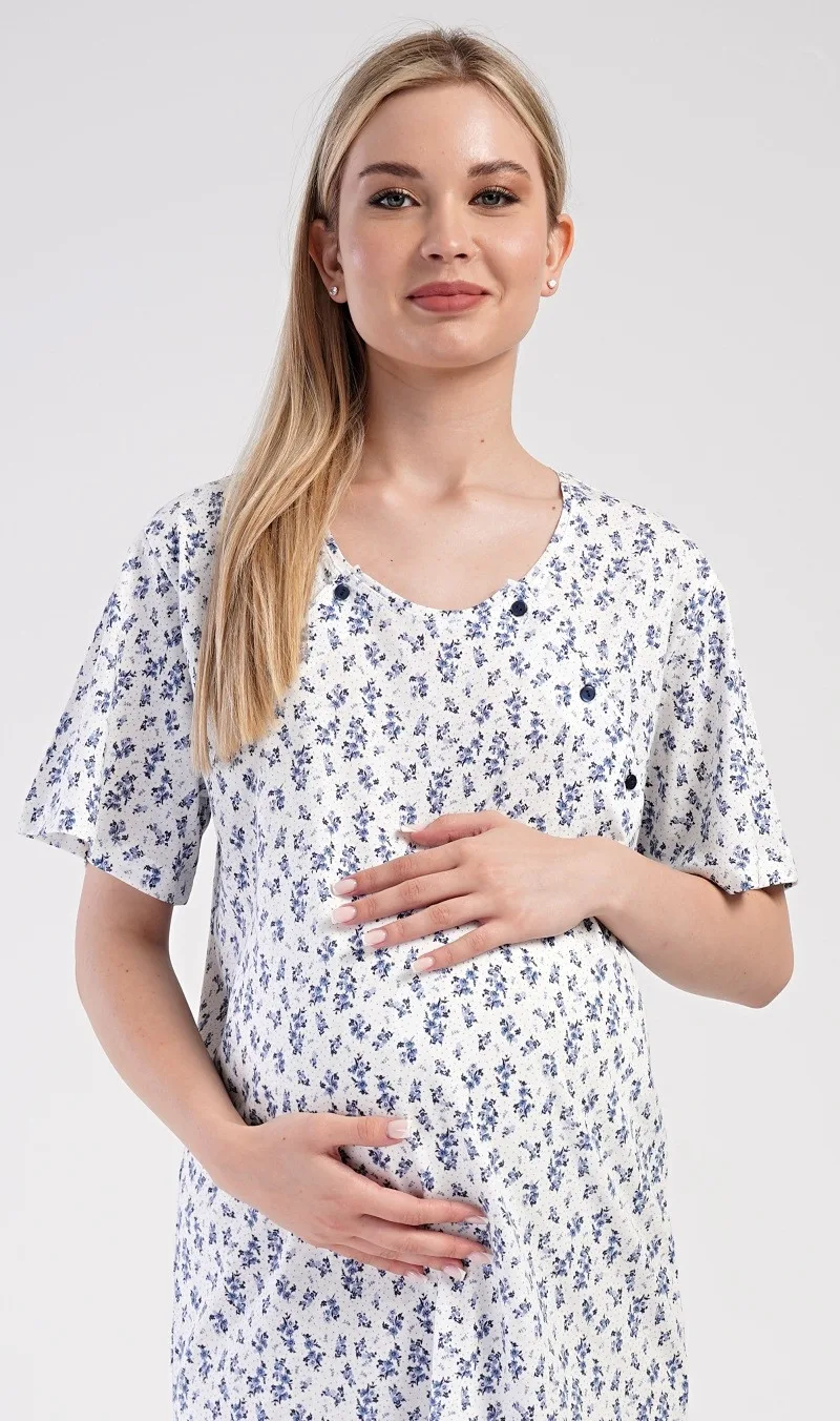 Dámská noční košile mateřská Vienetta Secret Flowers