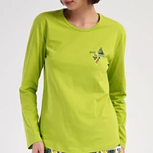 Dámské pyžamo dlouhé Vienetta Secret Zuzana