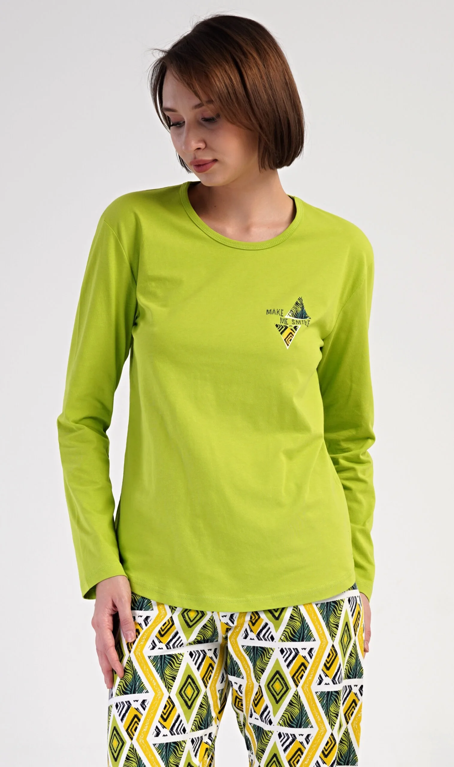 Dámské pyžamo dlouhé Vienetta Secret Zuzana