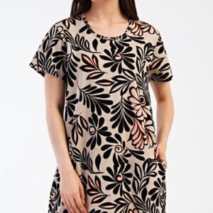 Dámské domácí šaty s krátkým rukávem Vienetta Secret Markéta