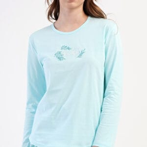 Dámské pyžamo dlouhé Vienetta Secret Denisa