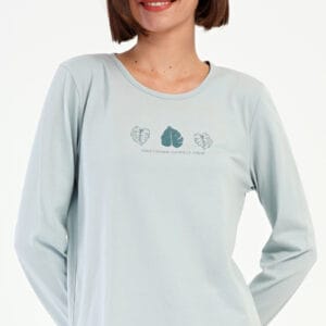 Dámské pyžamo dlouhé Vienetta Secret Sofie