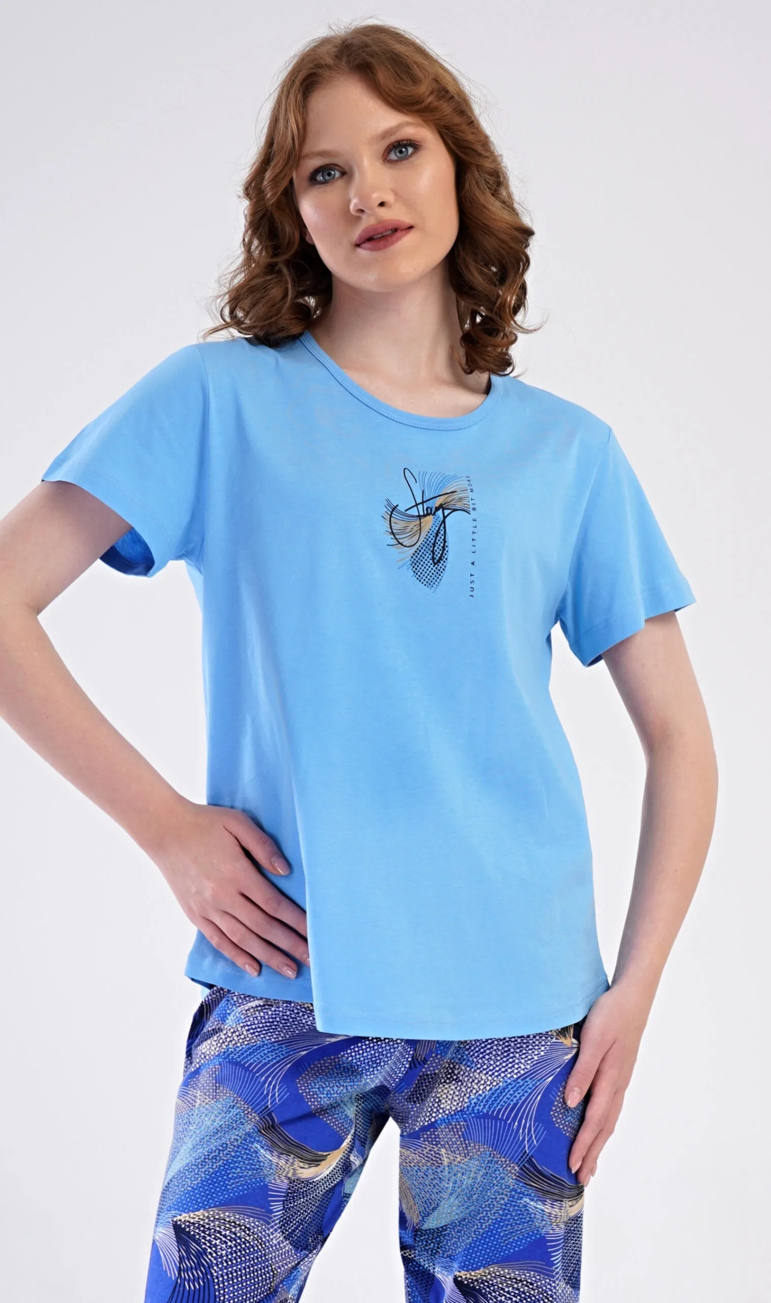 Dámské pyžamo kapri Vienetta Secret Eliza