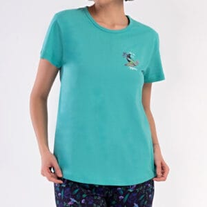 Dámské pyžamo kapri Vienetta Secret Kolibřík