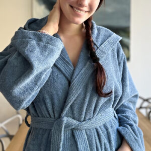 Dámský župan dlouhý s kapucí Vienetta Secret Klára