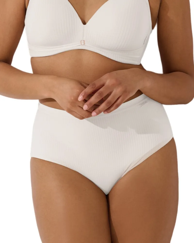 Dámské vysoké kalhotky Lisca Laura 22291 bílé