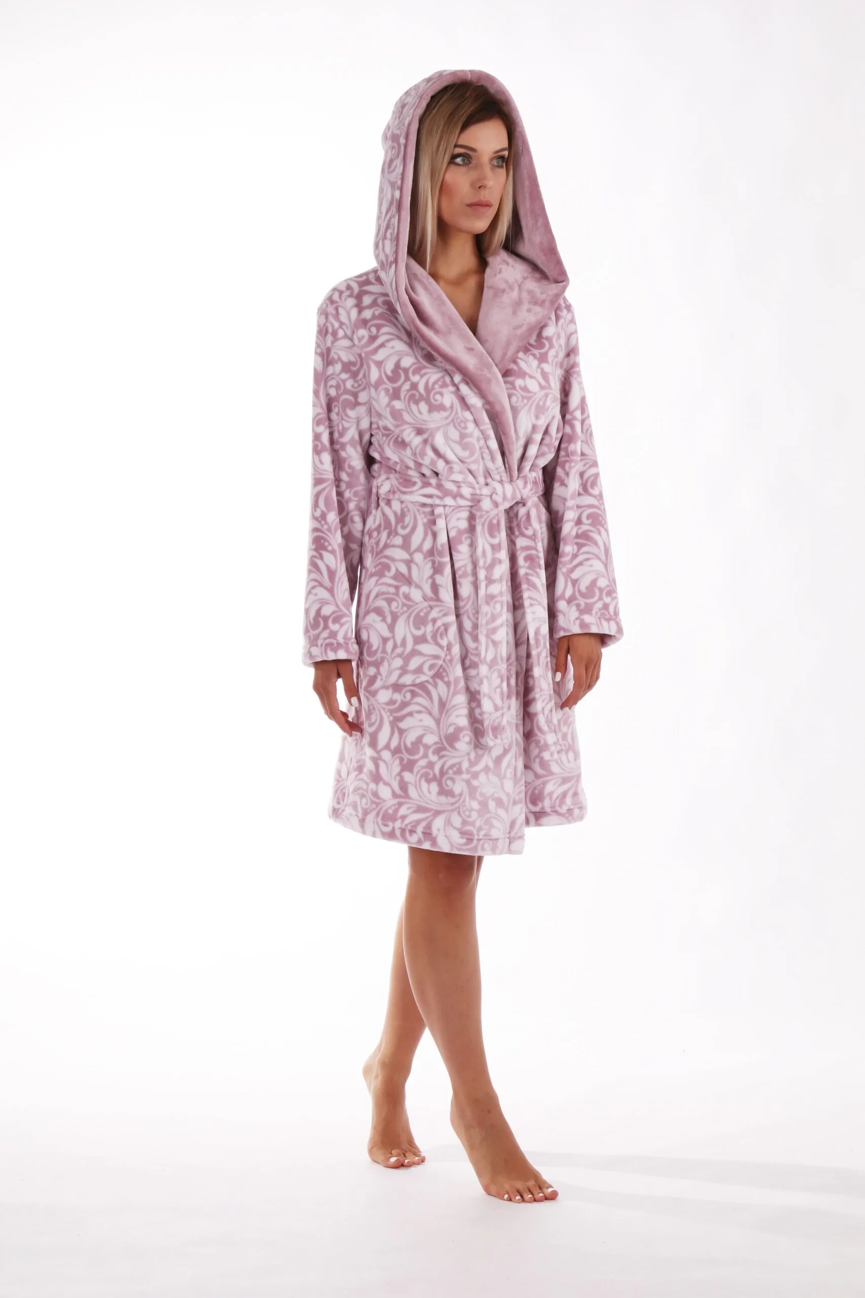 Dámský krátký župan Flora 4856 Vestis MIST