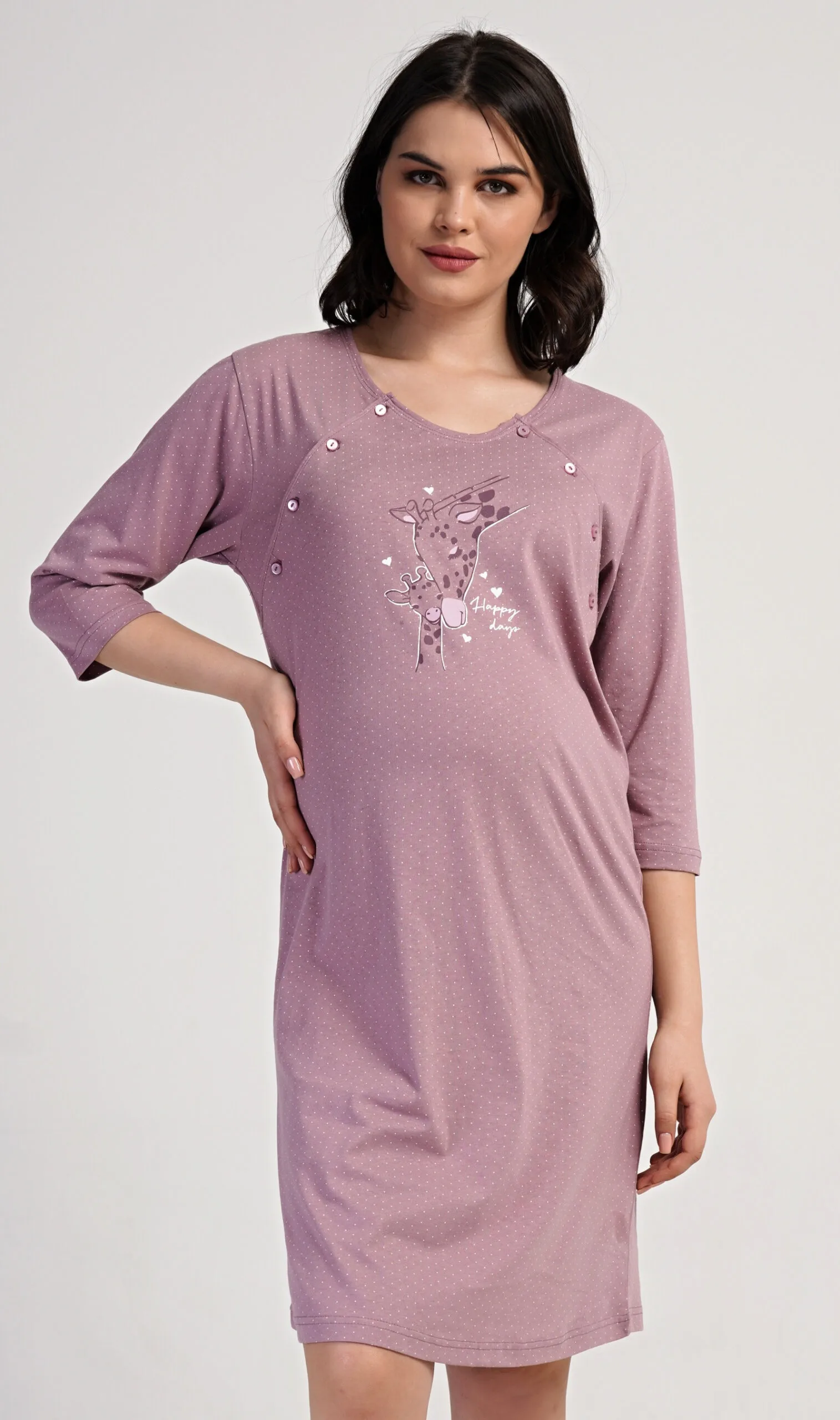 Dámská noční košile mateřská Vienetta Secret Emily