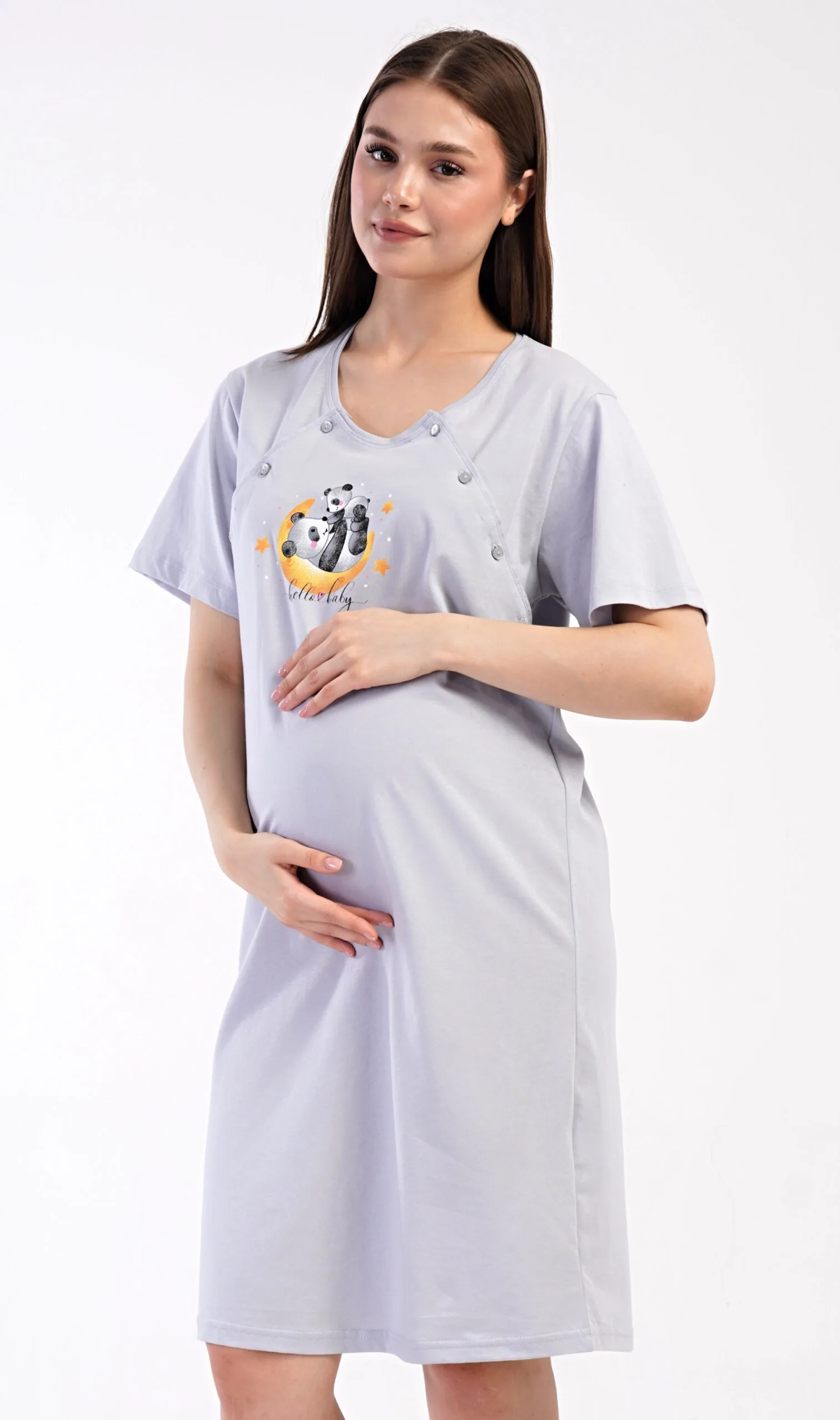 Dámská noční košile mateřská Vienetta Secret Hello baby