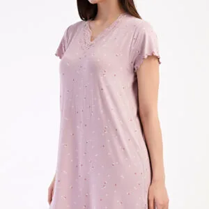 Dámská noční košile s krátkým rukávem Vienetta Secret Iris