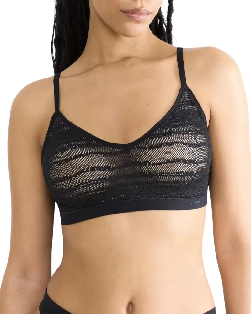 Dámská push-up bezkosticová podprsenka Sloggi Evolve FREE lace