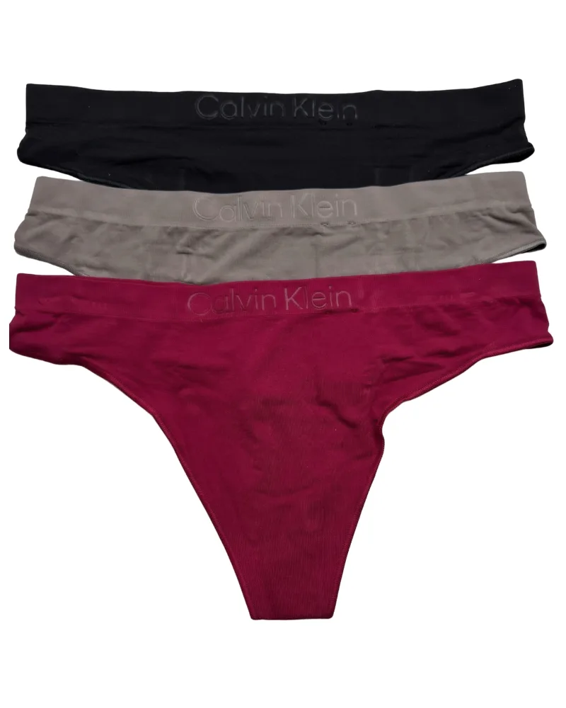 Dámská tanga Calvin Klein QD5211 Bonded Flex Seamless