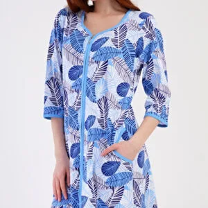 Dámské domácí šaty s tříčtvrtečním rukávem Vienetta Secret Julie