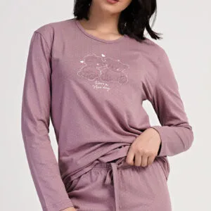 Dámské pyžamo dlouhé Vienetta Secret Emily