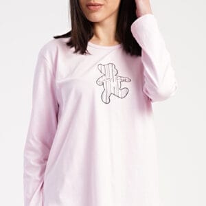 Dámské pyžamo dlouhé Vienetta Secret Paulína