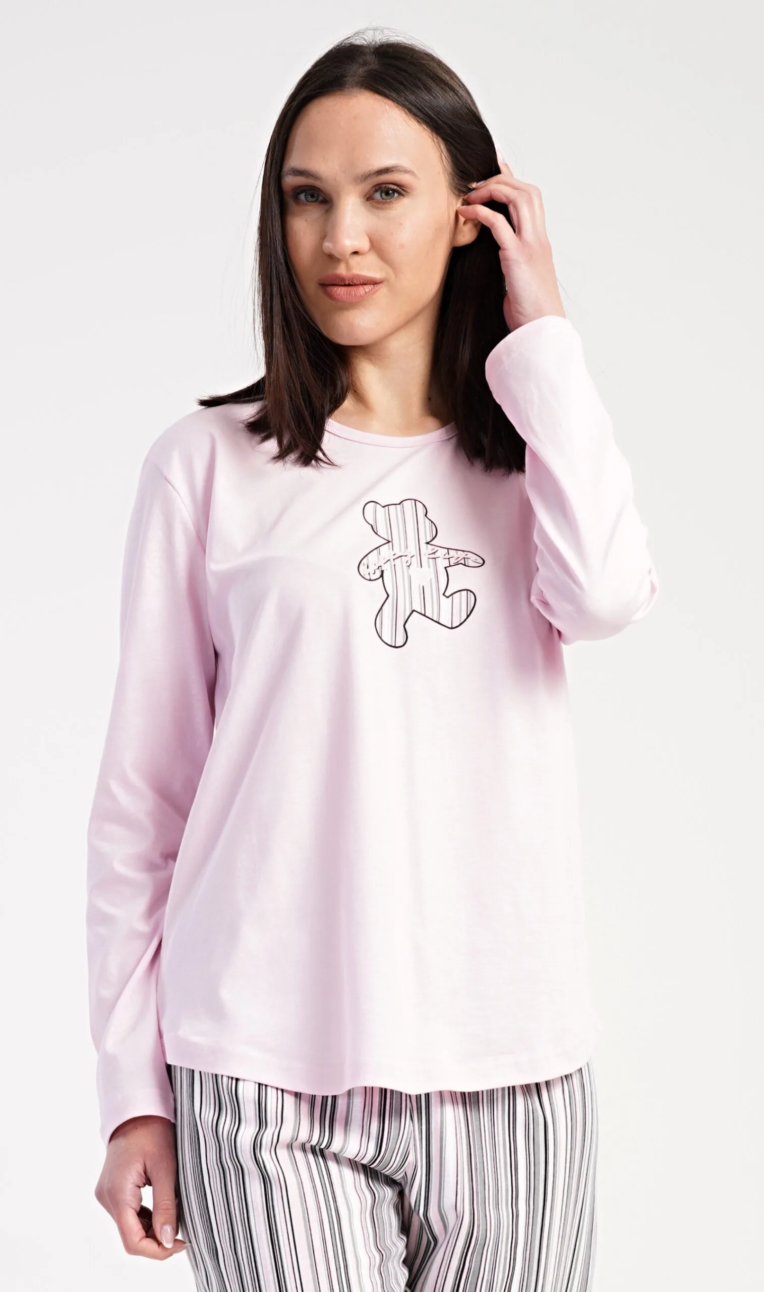 Dámské pyžamo dlouhé Vienetta Secret Paulína