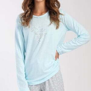 Dámské pyžamo dlouhé Vienetta Secret Vanda