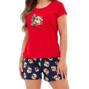 Dámské vánoční pyžamo Cornette TEDDY 628/432