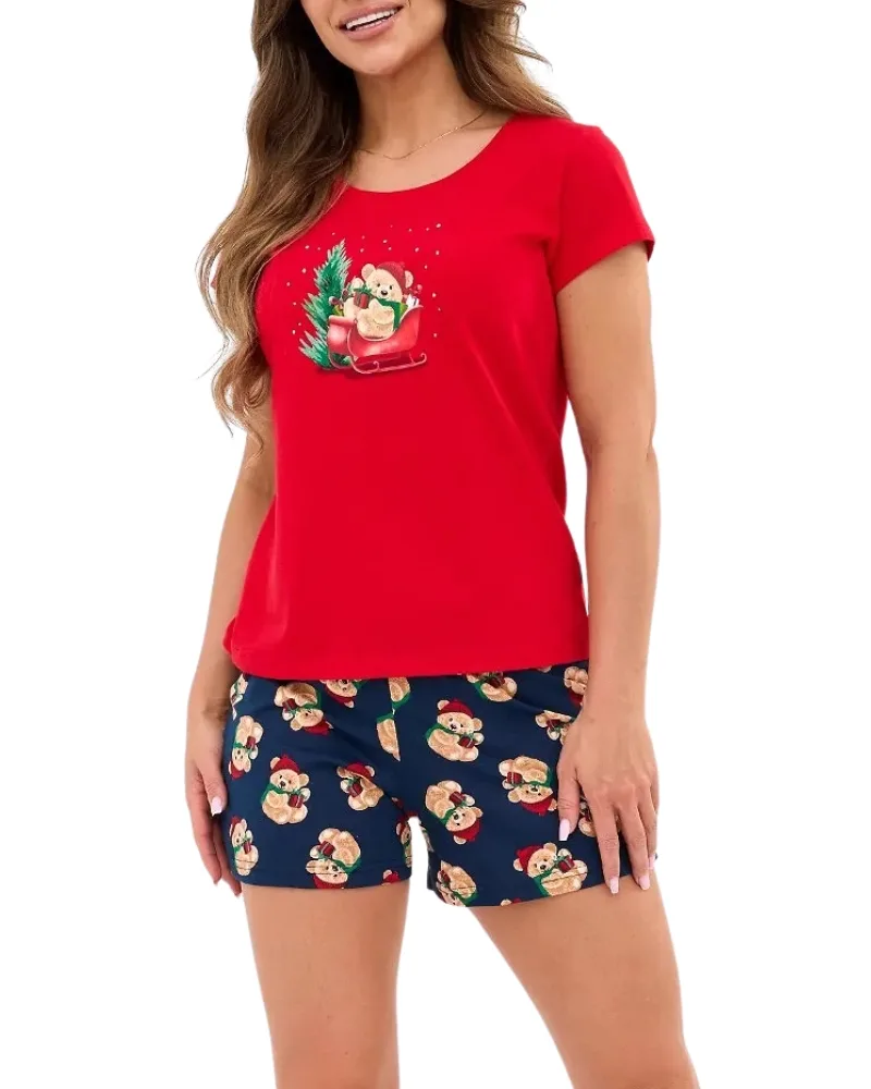 Dámské vánoční pyžamo Cornette TEDDY 628/432