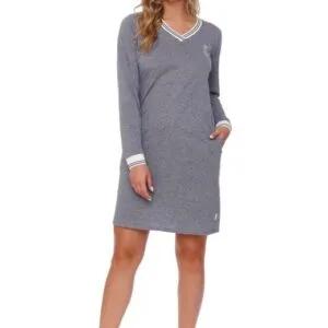 Dámská noční košile Doctornap 4534 šedá