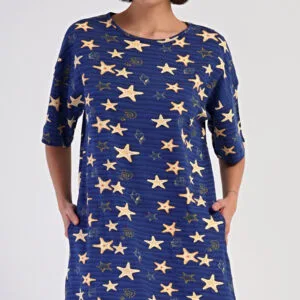 Dámské domácí šaty Vienetta Secret Hvězdy