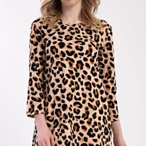 Dámské domácí šaty s tříčtvrtečním rukávem Vienetta Secret Leona