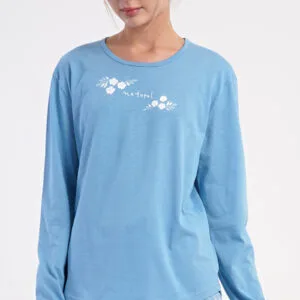 Dámské pyžamo dlouhé Vienetta Secret Natural life