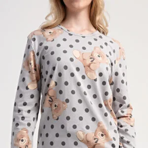 Dámské pyžamo dlouhé Vienetta Secret Paula