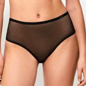 Dámské vyšší kalhotky GISELA 1/10046B černé