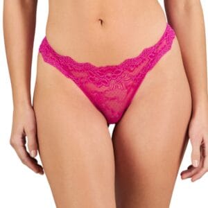 Dámská krajková tanga Pleasure State P37-4053F růžová