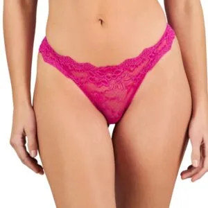 Dámská krajková tanga Pleasure State P37-4053F růžová