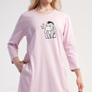 Dámské domácí šaty s tříčtvrtečním rukávem Vienetta Secret Oslík