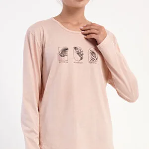 Dámské pyžamo dlouhé Vienetta Secret Isabela