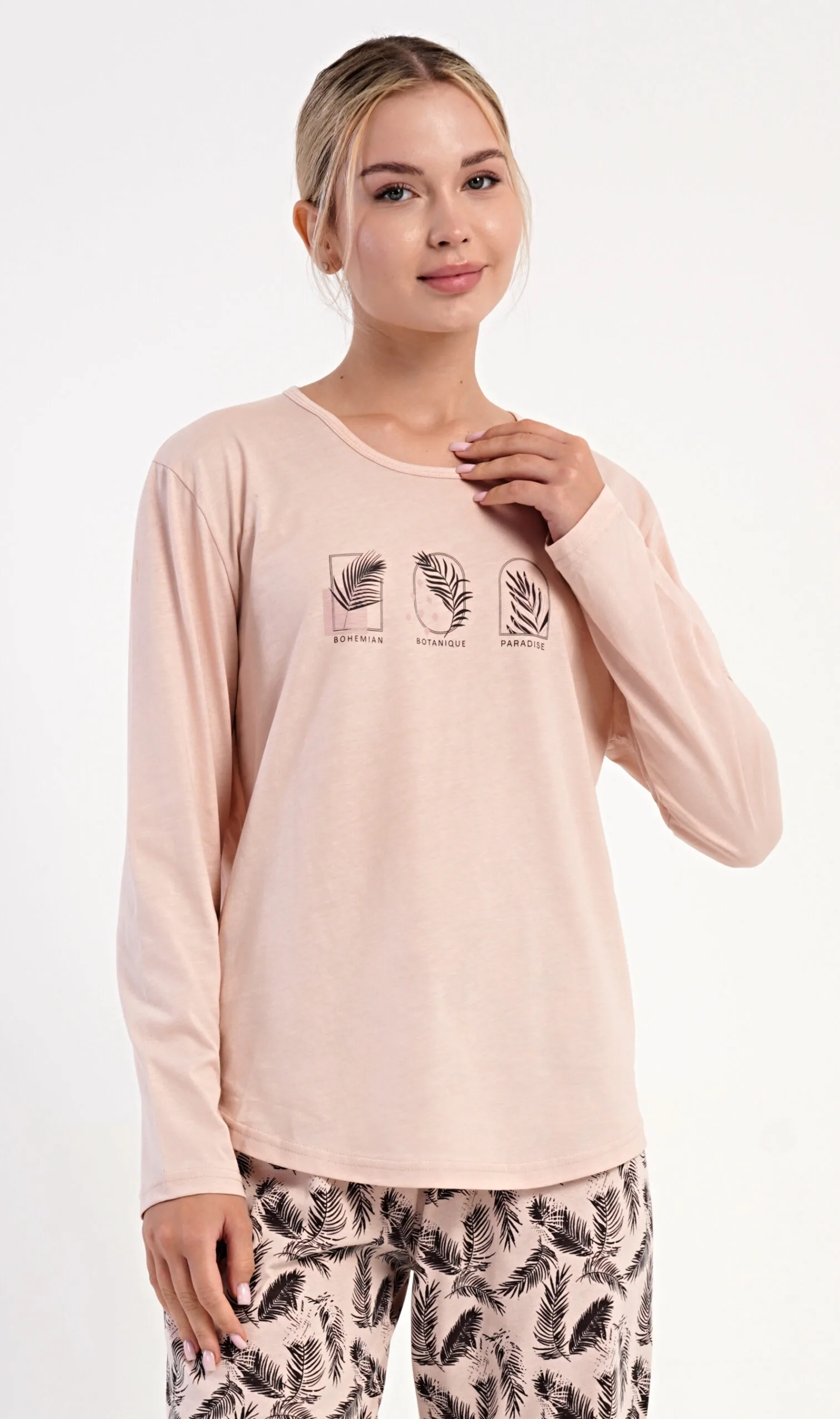 Dámské pyžamo dlouhé Vienetta Secret Isabela