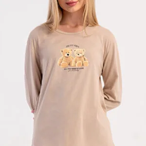 Dámské pyžamo dlouhé Vienetta Secret Monika