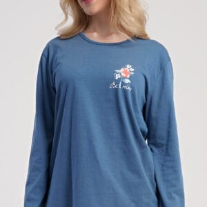 Dámské pyžamo dlouhé Vienetta Secret Tracy