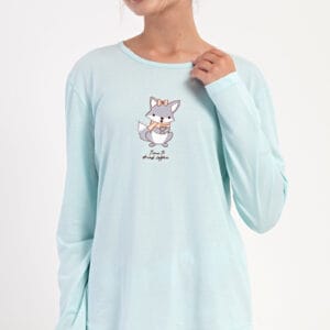 Dámské pyžamo dlouhé vienetta Secret Jezevec