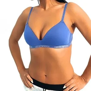Dámská podprsenka Emporio Armani EW000442 AF10889 modrá