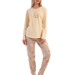 Dámské dlouhé pyžamo Vienetta Secret Monika