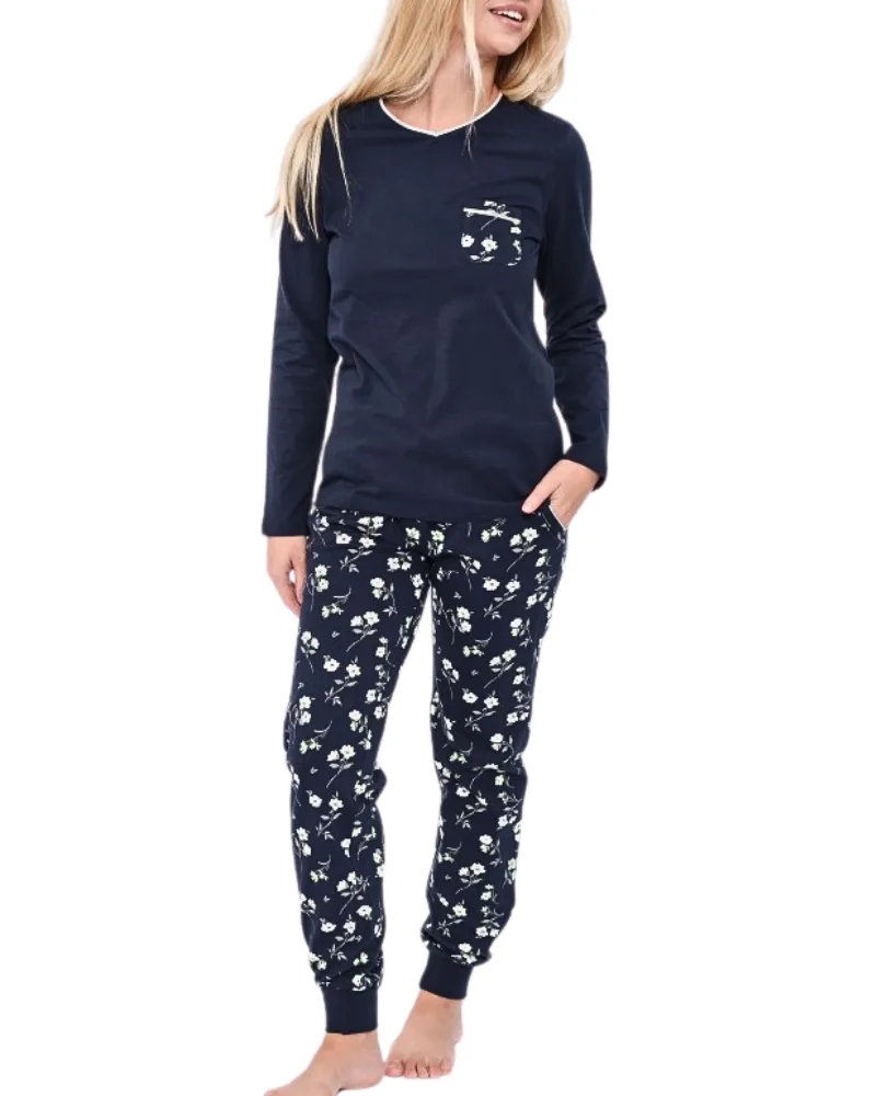 Dámské pyžamo Muydemi 290019 modré