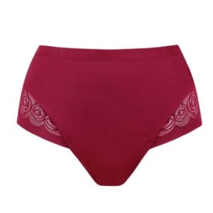 Dámské vysoké kalhotky Lisca Ruby 22375 vínové