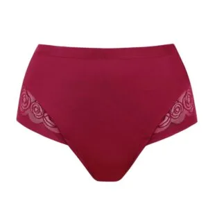 Dámské vysoké kalhotky Lisca Ruby 22375 vínové