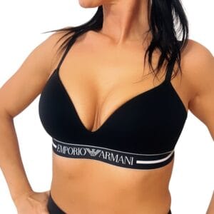 Dámská bezkosticová podprsenka Emporio Armani EW000442 AF19023 černá