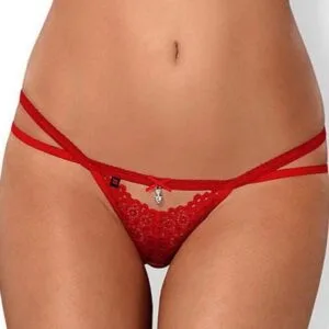 Dámská tanga Obsessive 838-THO červené